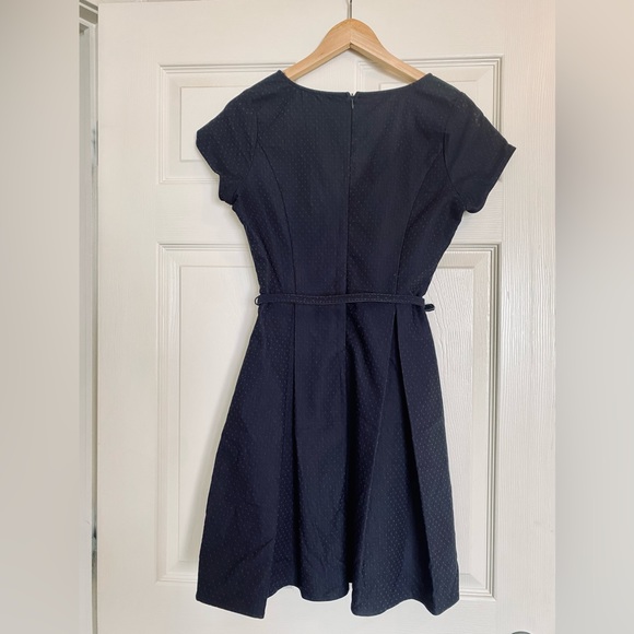 Doe & Rae Navy Blue Fit & Flare Dress - size XS - Picture 4 of 12